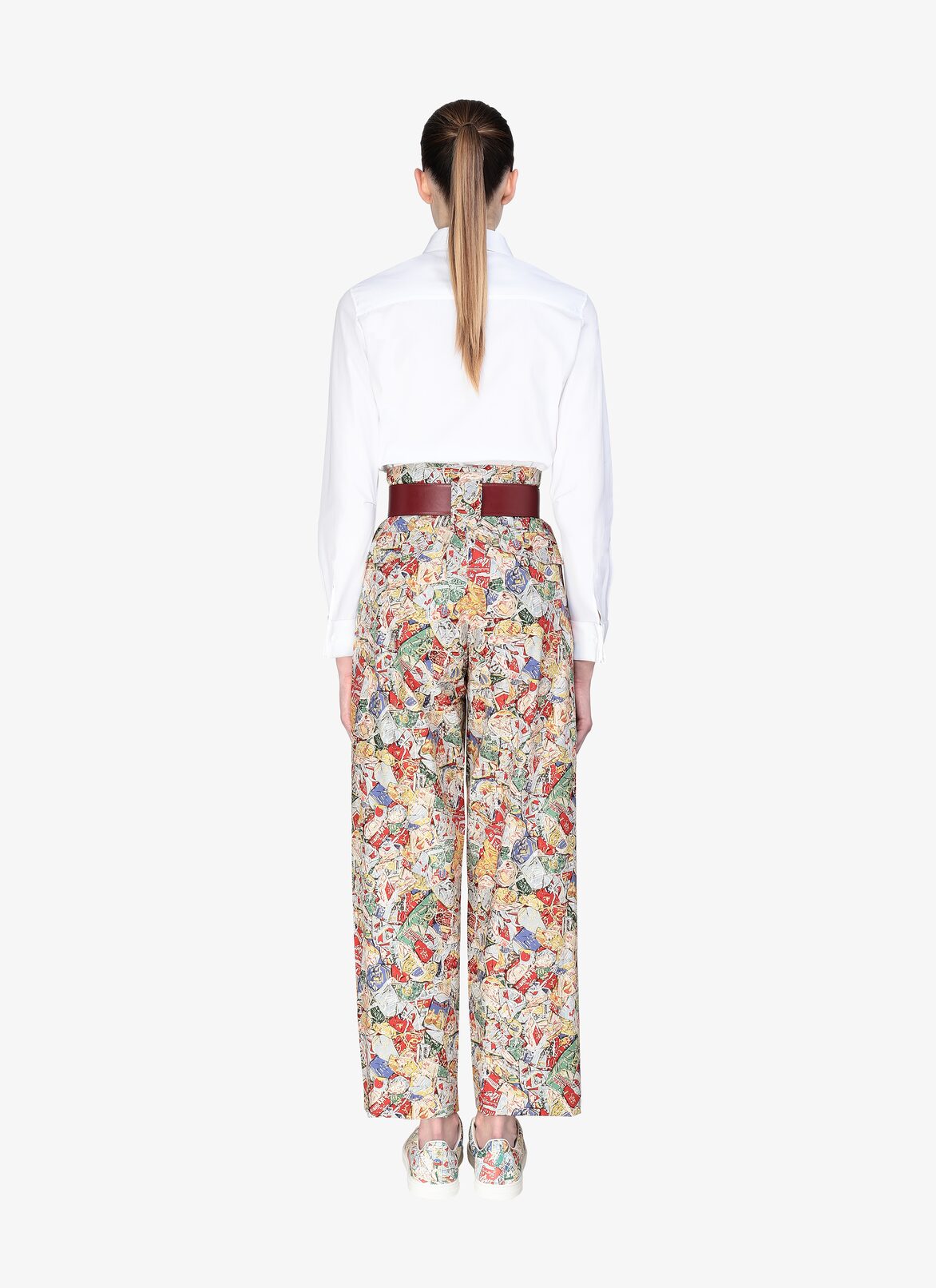 Wide Cut Pant ALAÏA MULTICOLOR WIDE CUT PANT